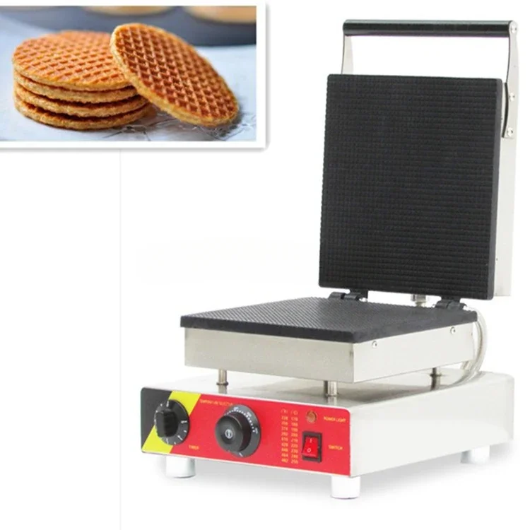 

JUYOU snack machinery stroopwafels syrup waffle cone maker with CE