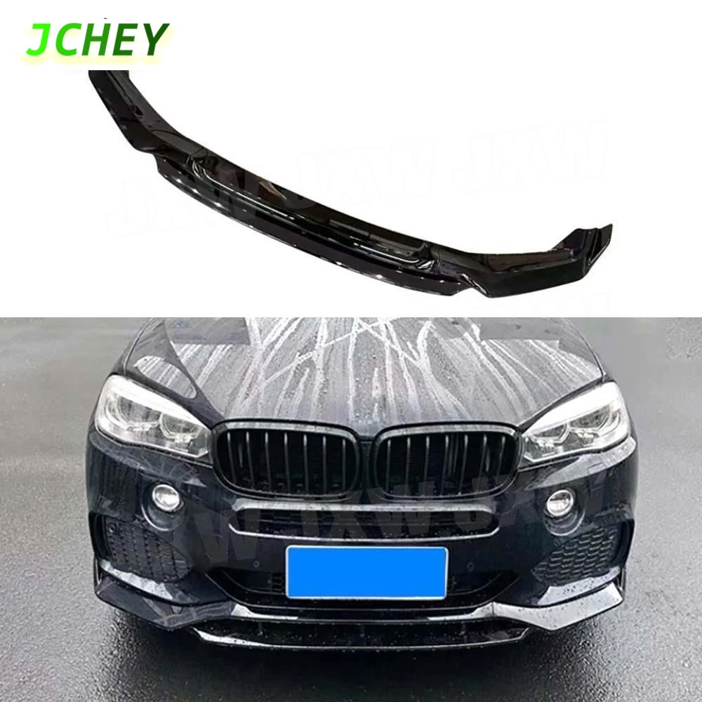 

JCHEY 4 piece Front Lip Carbon Fiber For BMW X5 F15 M Sport 2015-2018 ABS Bumper Guard Car