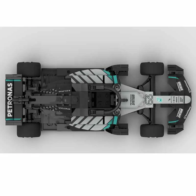 

MOC-252246 New Classic W17 Sports Racing Car Building Block Model 250 Parts Boys Children's Birthday Christmas Toy Gift