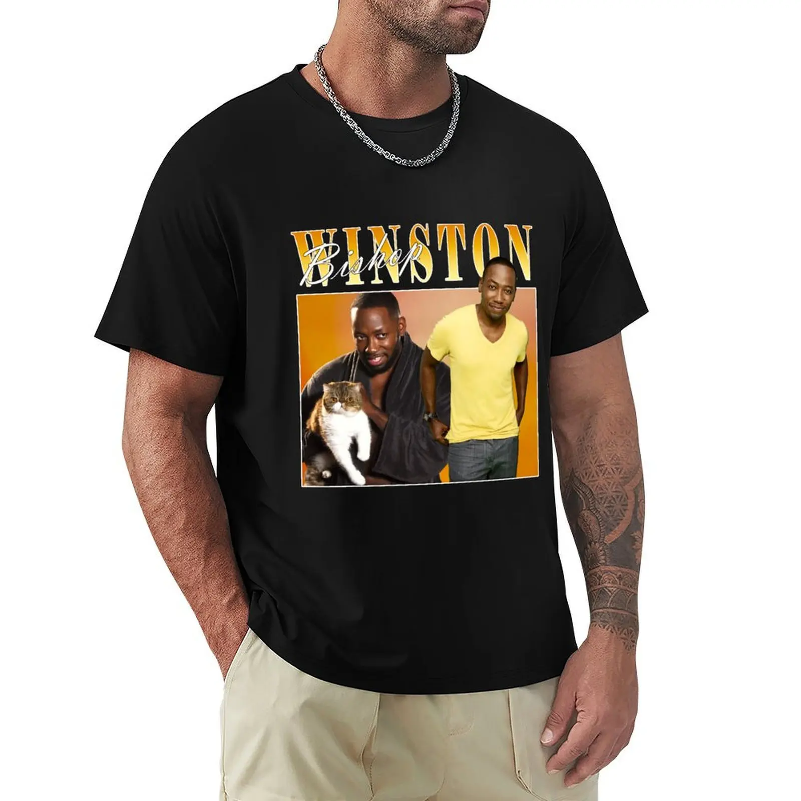 Winston Bishop Homage Tee T-Shirt Anti-Wrinkle Short Sleeve T-Shirt