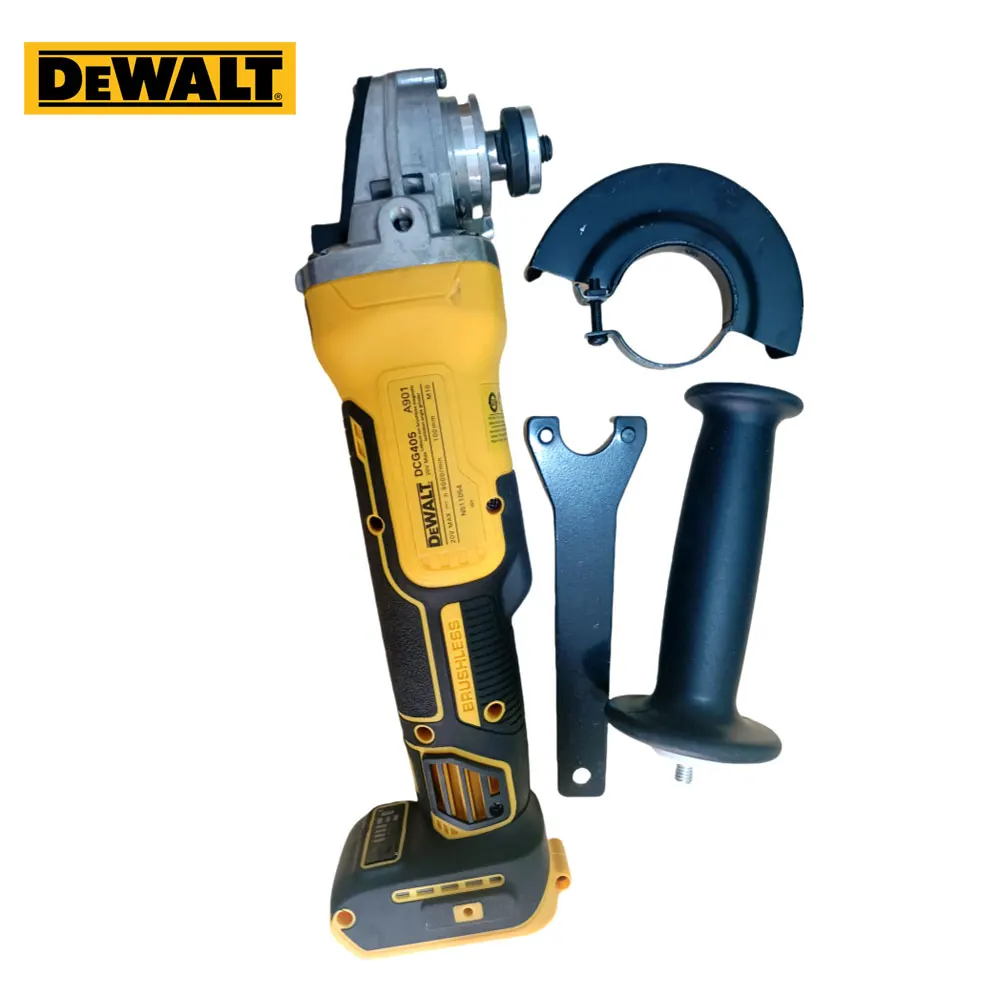 DEWALT DCG405 100/125MM Angle Grinder Tool Wireless 20V Electric Sander Angle Cutting Tool Brushless DeWalt Power Tools