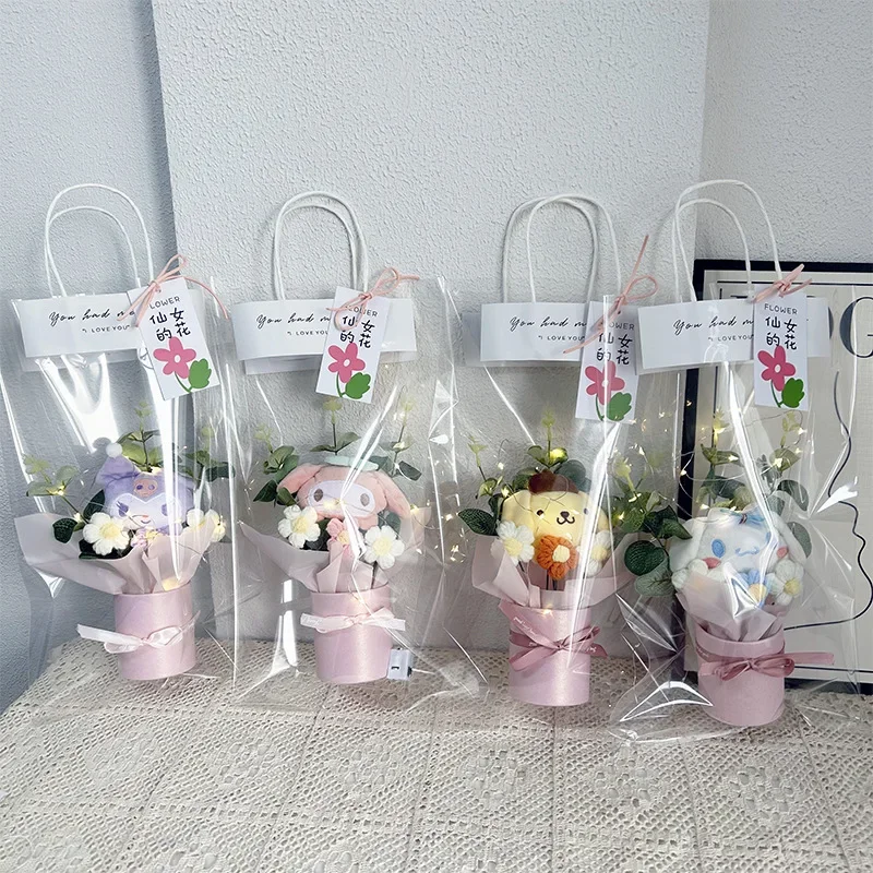 Sanurgente Hello Kitty Butter Bouquet, Kuromi Cinnamoroll, My Melody, Anime Rick, Kawaii Toy, Leon Day, Christmas Girl Gift