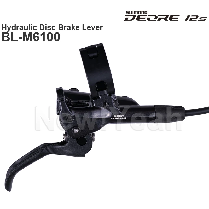 SHIMANO DEORE M6100 M6120 Hydraulic Disc Brake - 4 Piston  with BL-M6100 Brake Lever and  BR-M6120 Brake Caliper Original Parts