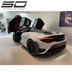 765LT Dry Carbon Fiber Front Bumper Hood Body Kits for M-claren 720s