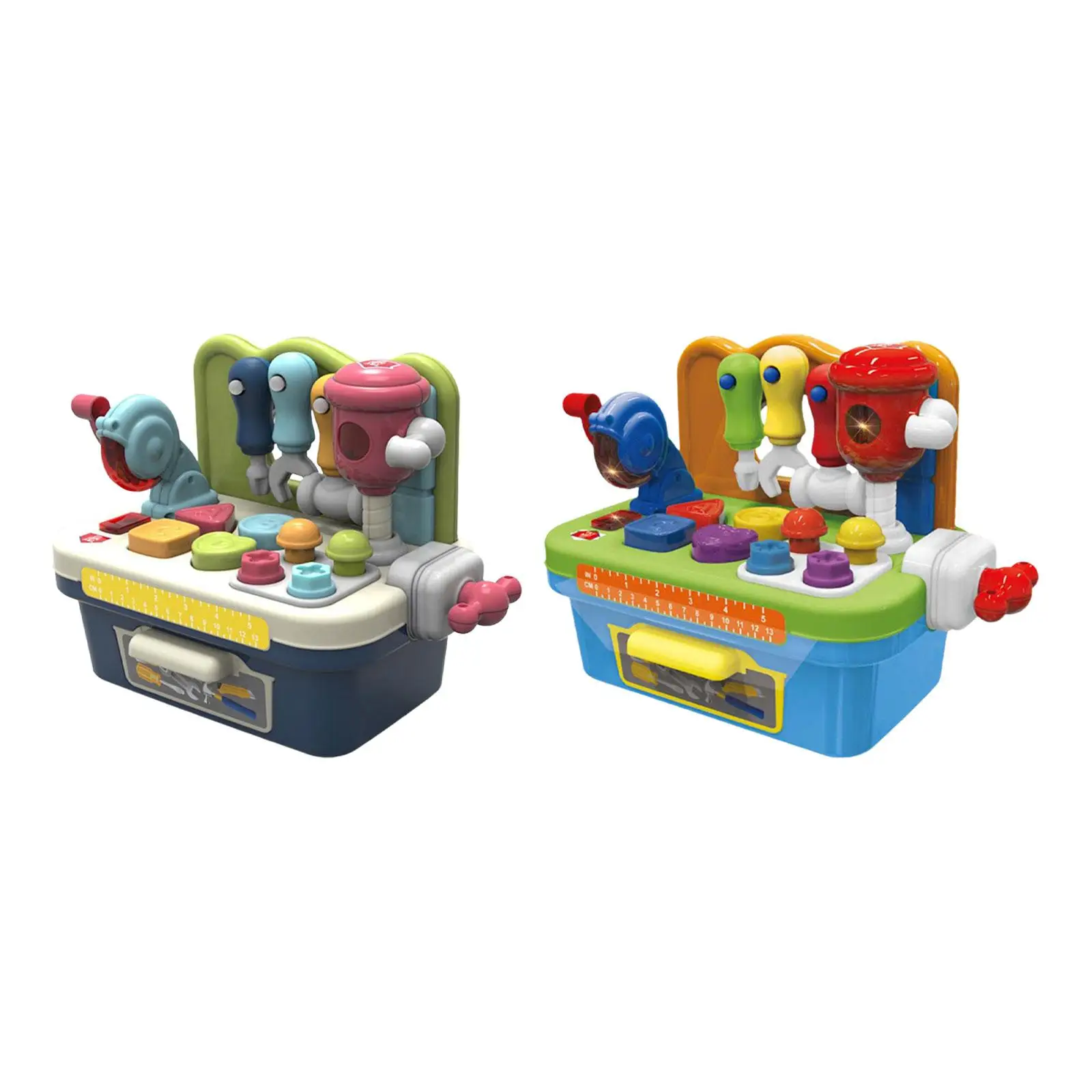 Interactive Tool Bench Toy with Lights and Sounds Kids Workbench Toy for Girls Baby 1 2 3 4 Years Old Kids Birthday Gift