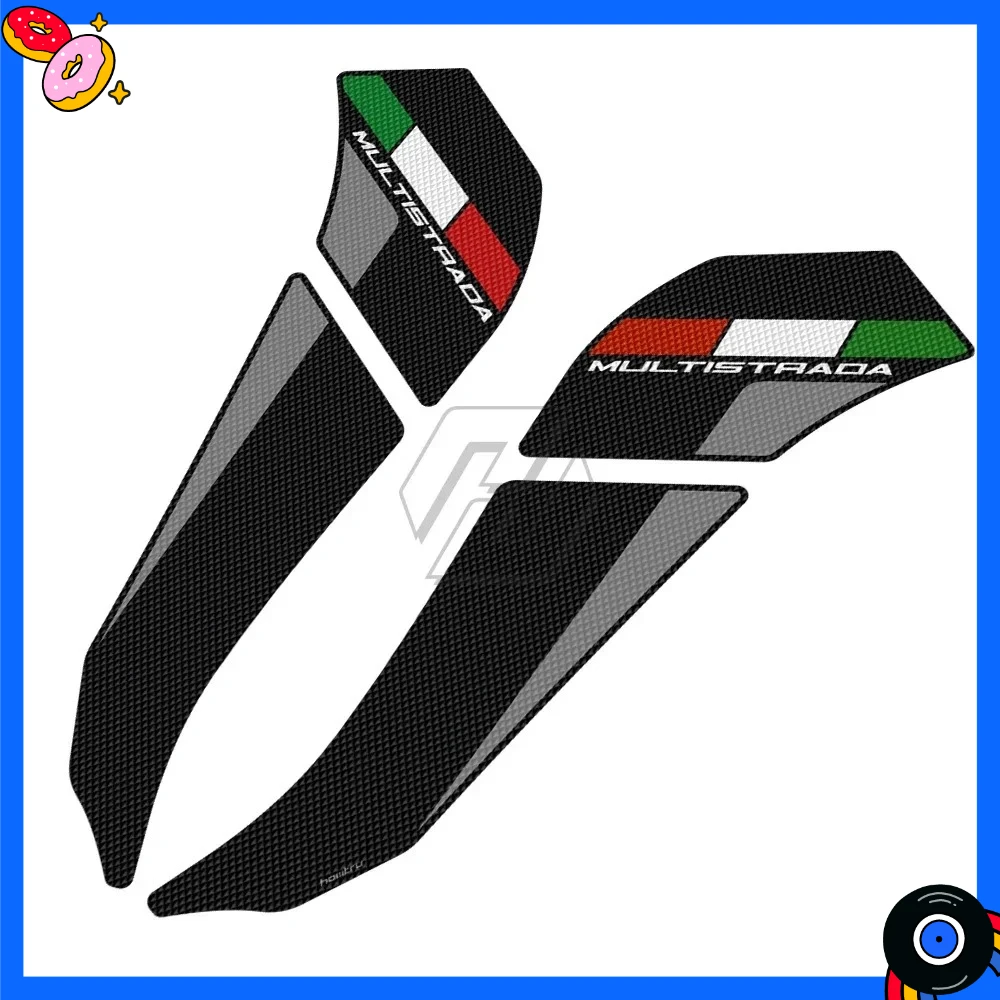 

Для Ducati Multistrada 1200 / 1260 (2015-2020) Противоскользящие накладки на бак для коленей (наклейки)