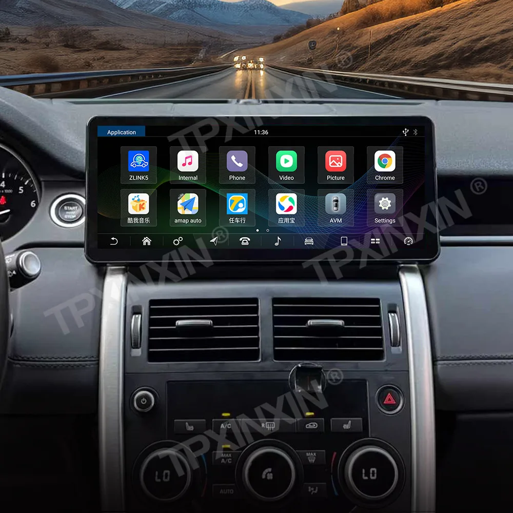 12.3'' Car Radio Multimedia Video Player For Land Rover Discovery 2016-2019 GPS Navigation Stereo Carplay Android 13 Head Unit