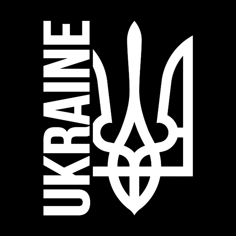 LYKX Ukraine Трезубец, Тризуб Car Sticker Waterproof Vinyl Decal Car Accessories Decor Pegatinas Para Coche