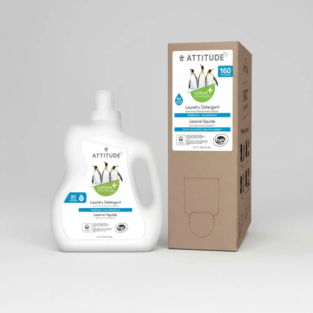 

Plant-Based Laundry Detergent Bundle, Vegan & Cruelty-Free, Gentle on Skin, Fresh Wildflowers Scent, 240 Loads Total