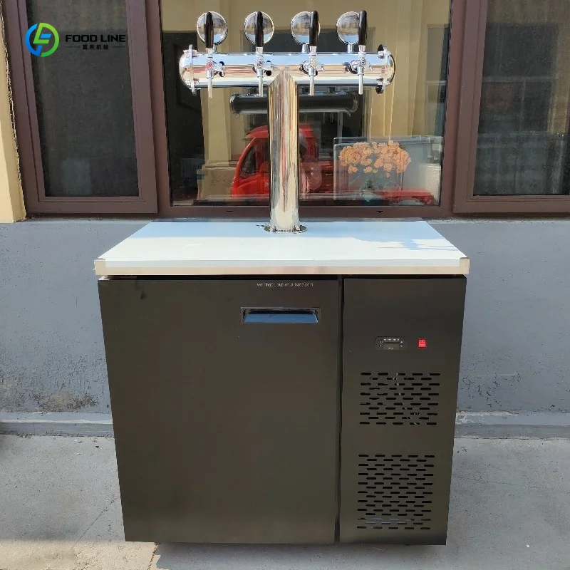 Customized High Output Bar Beer Equipment Stainless Steel Direct Cooling Draft Beer Dispenser 4 6 8 10 Taps Brewer