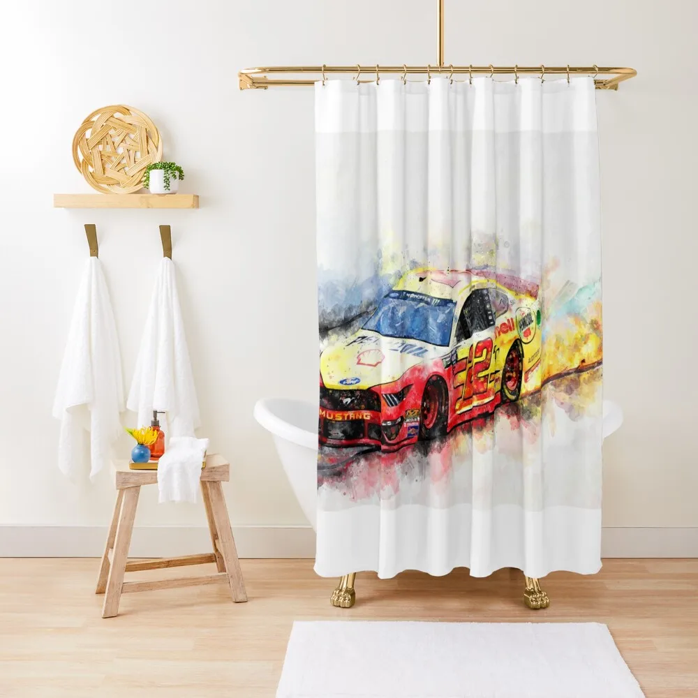 

Joey Logano on Fire Shower Curtain Bathroom For Shower Luxury Bathroom Shower Luxury Bathroom Bathtub Curtain