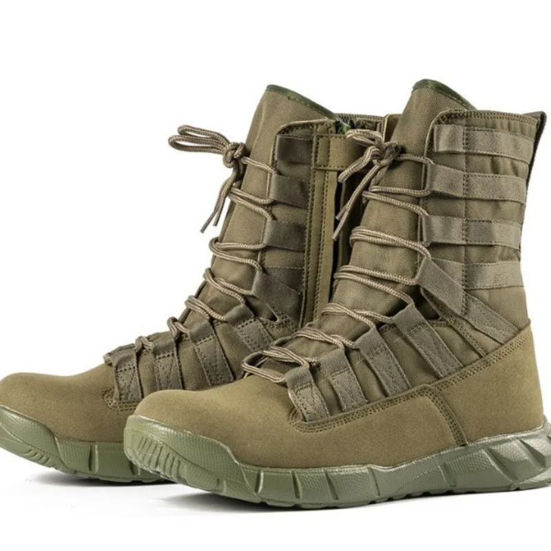 Lightweight Combat Boots Tactical Boots Men Outdoor Hiking Desert Shoes Breathable Comfort Male Jungle Ankle Shoe