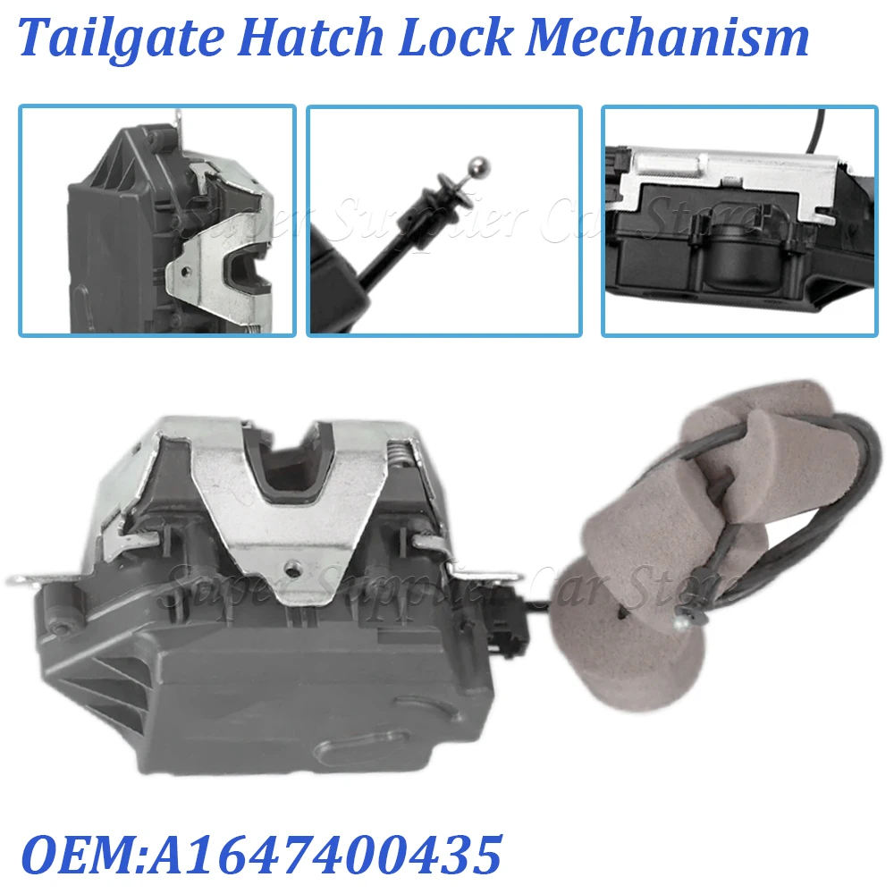 Car Tailgate Hatch Lock Latch w/Actuator For Mercedes W164 X164 ML 280/300/350/420/500 1647400300 1647400335 A 164 740 03 35