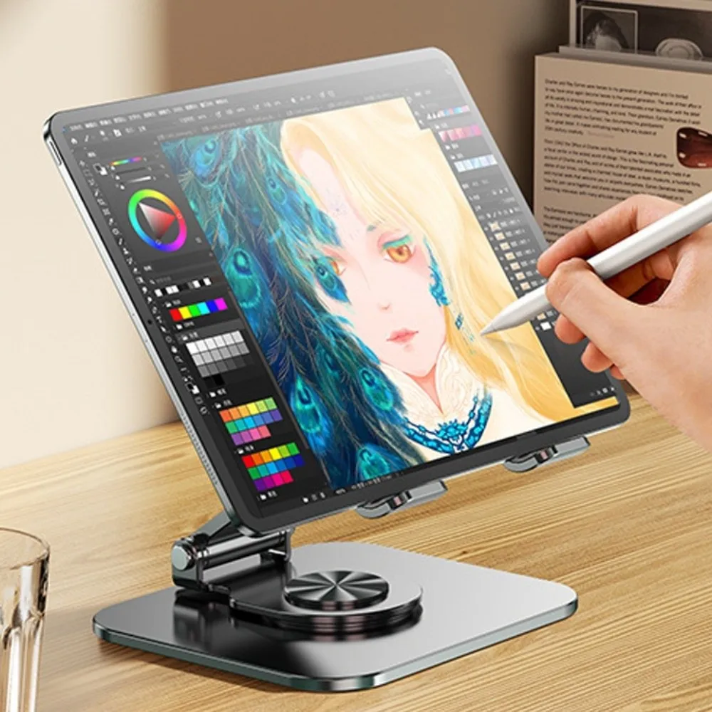 

Durable Cat Paw Tablet Stand Adjustable 360° Rotation Tablet Holder Foldable Multi Angle Tablet Phone Bracket Office