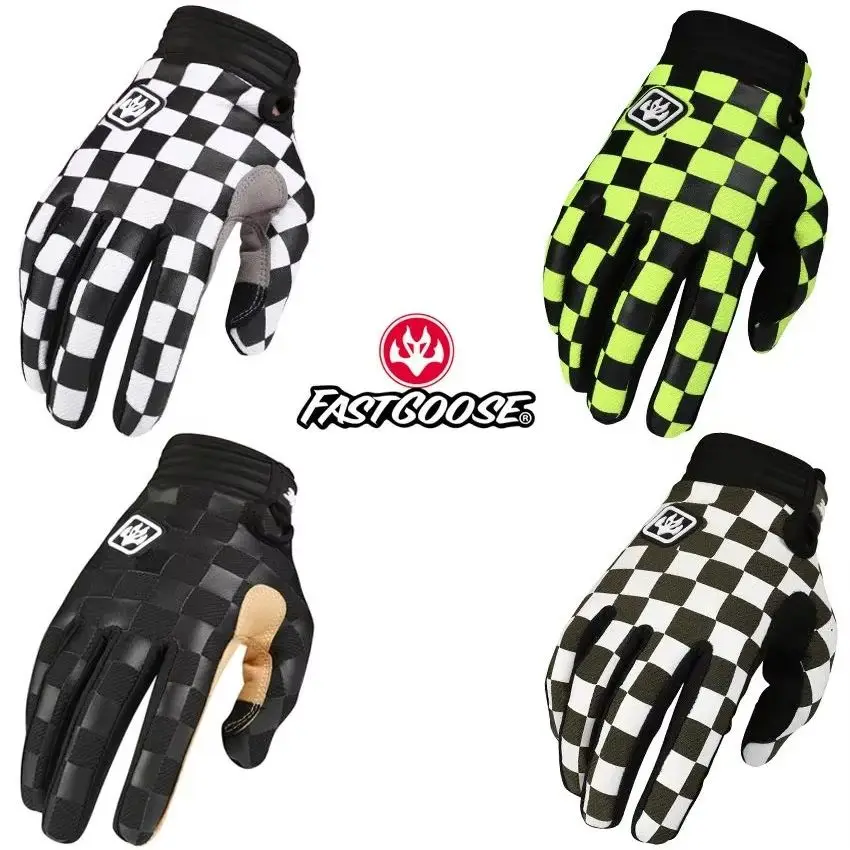 FASTGOOSE Thin Full-Finger Motocross Motorcycle Rider Gloves for Spring Summer & Autumn Cycling Sweat Absorbing Accessores