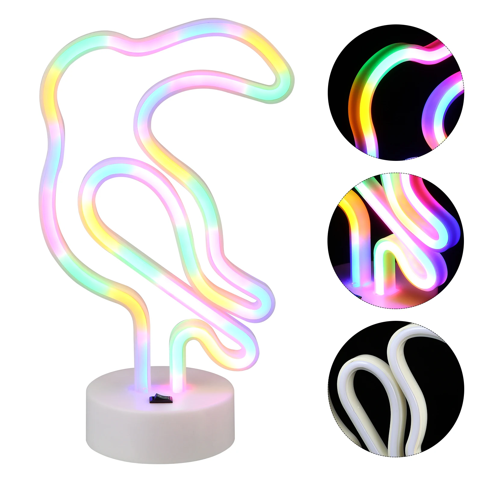 1 pc Led Neon Light Waterproof Lamp For Bedroom Baby Feeding Table Decor Toucan Shape Modeling Lamp Multipurpose