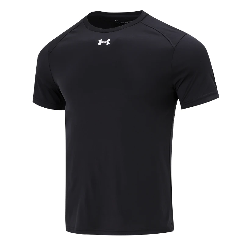 

Футболка Underarmour, мужская спортивная одежда, топ для фитнеса и тренировок, сухой, удобный и дышащий, с короткими рукавами 21500513-001