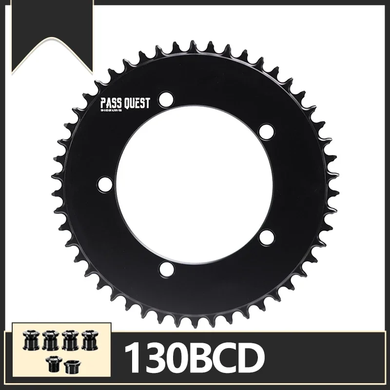 130 Bcd Narrow Wide Chainring Closed 42T 44T 46T 48T 50T 52T 54T 56T 58T Road Bike Chain Wheel Round/Oval