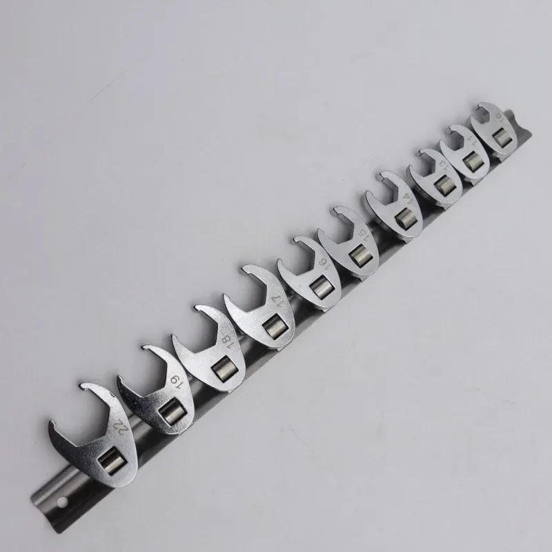 Drive Claw Torque Wrench Set 3/8-inch Interchangeable Head Open End L-type Combination Ratchet Wrench Suitable Household Tools