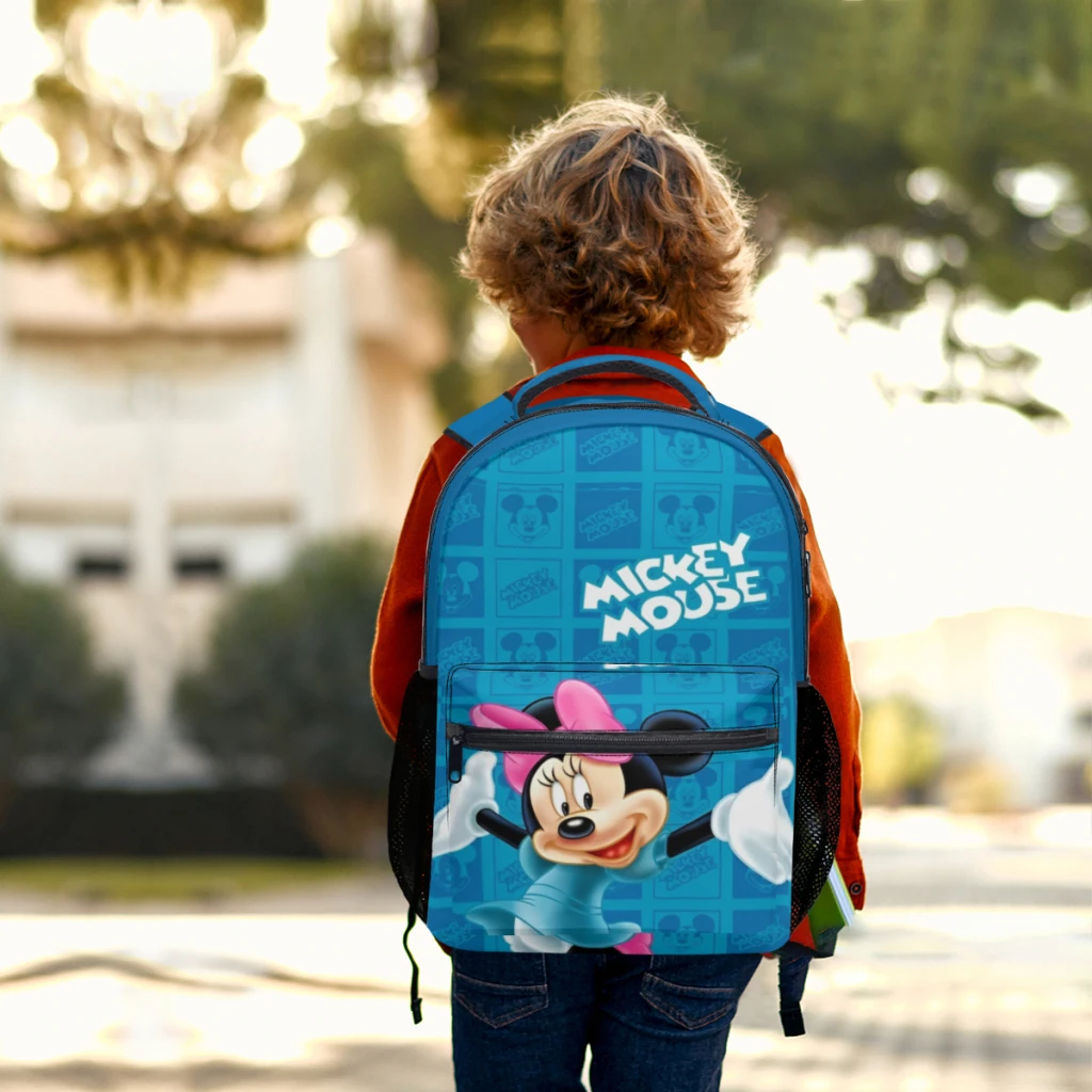 Mikey Mouse New Female Fashion High Waterproof College Backpack Laptop Travel Book Bag 17inch