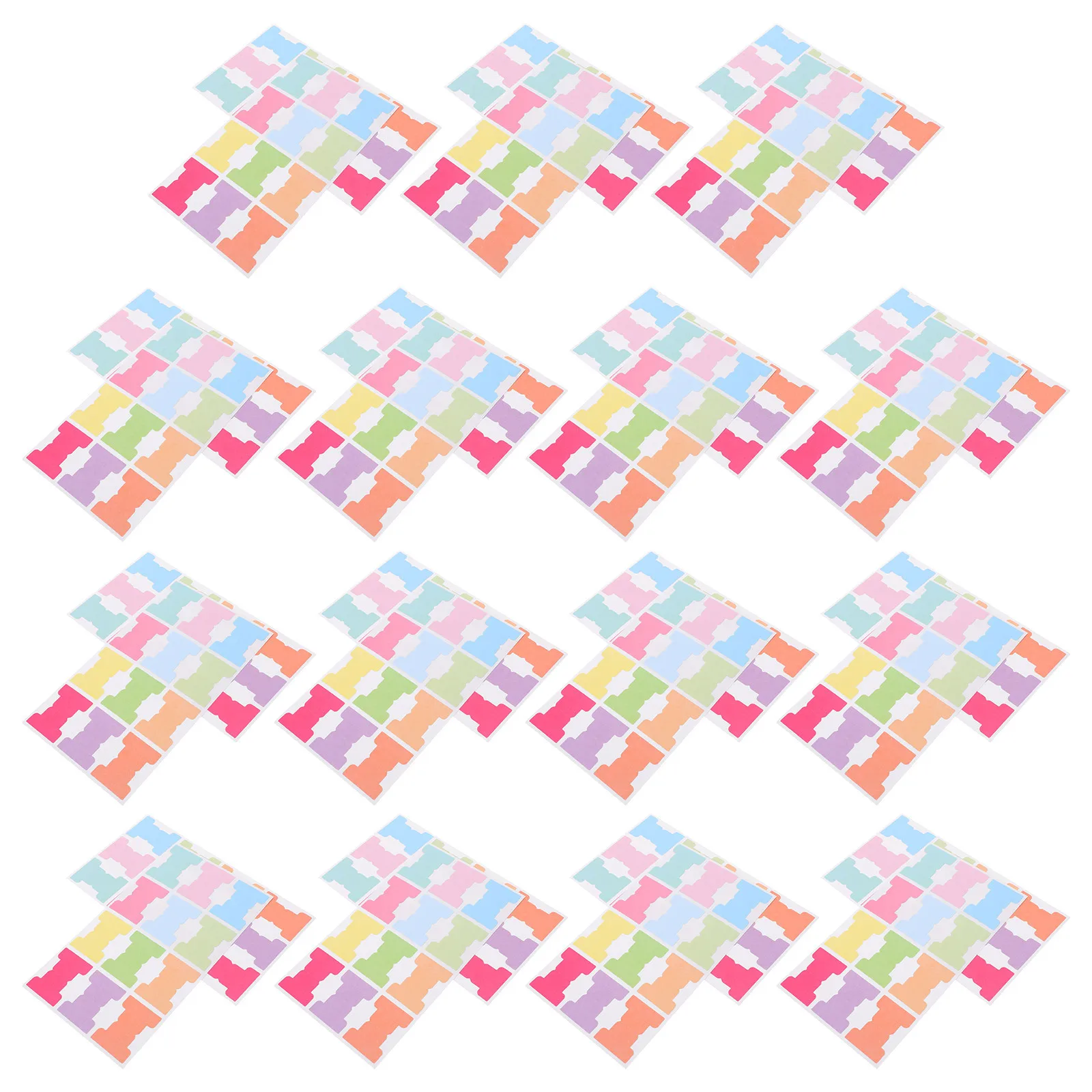 360Pcs Colorful Index Tabs Writable Adhesive Sticky Page Markers Book Notebooks Binders Removable Organizational Labels