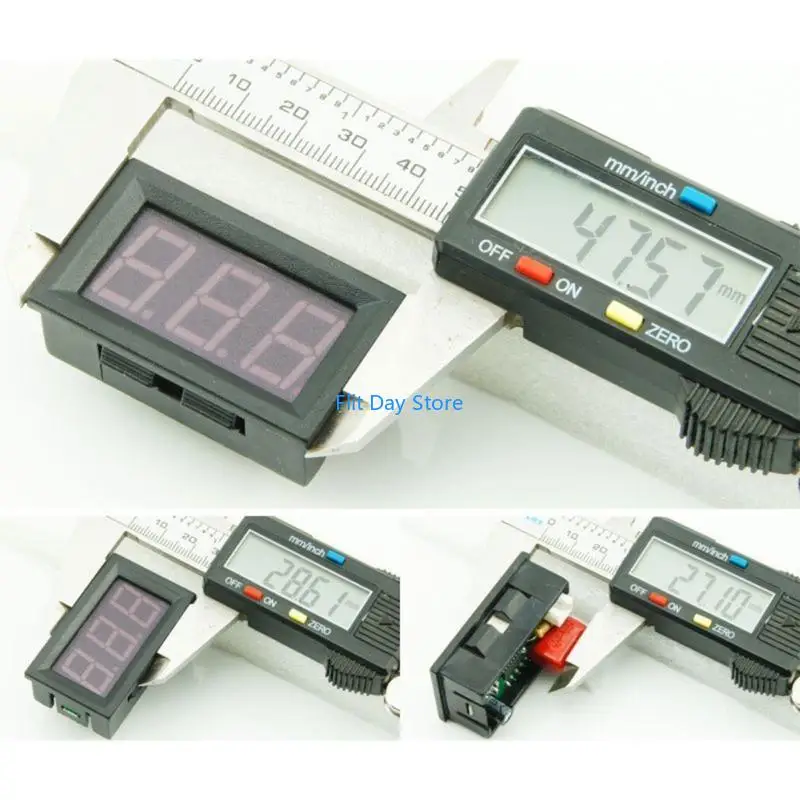 F92C Universal AC 220V 380V Meter Meter AC 50-500V Вольтметр 0,56 дюйма цифрового светодиодного дисплея.