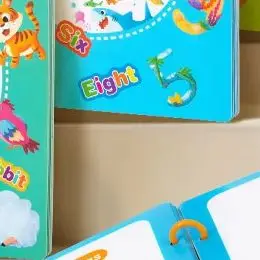 Livre d'eau d'autocollant de bulle réutilisable pour les enfants, ensemble d'art de gribouillage de Cognition correspondant, jouet éducatif d'apprentissage précoce