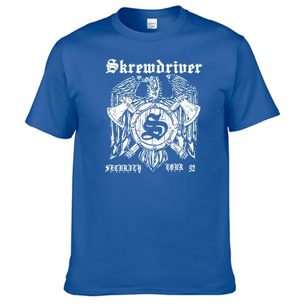 Camiseta de banda de Skrewdrivers Unisex, 100% algodón, productos de calidad de marca, venta superior, N010