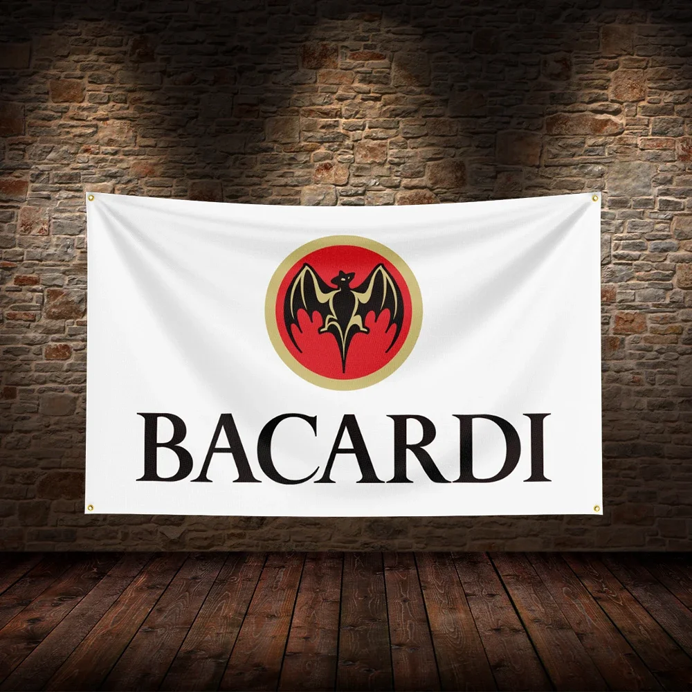 3x5 Ft B-Bacardis  Flag Polyester Printed Beer Wine Flags for Room Garage Decor