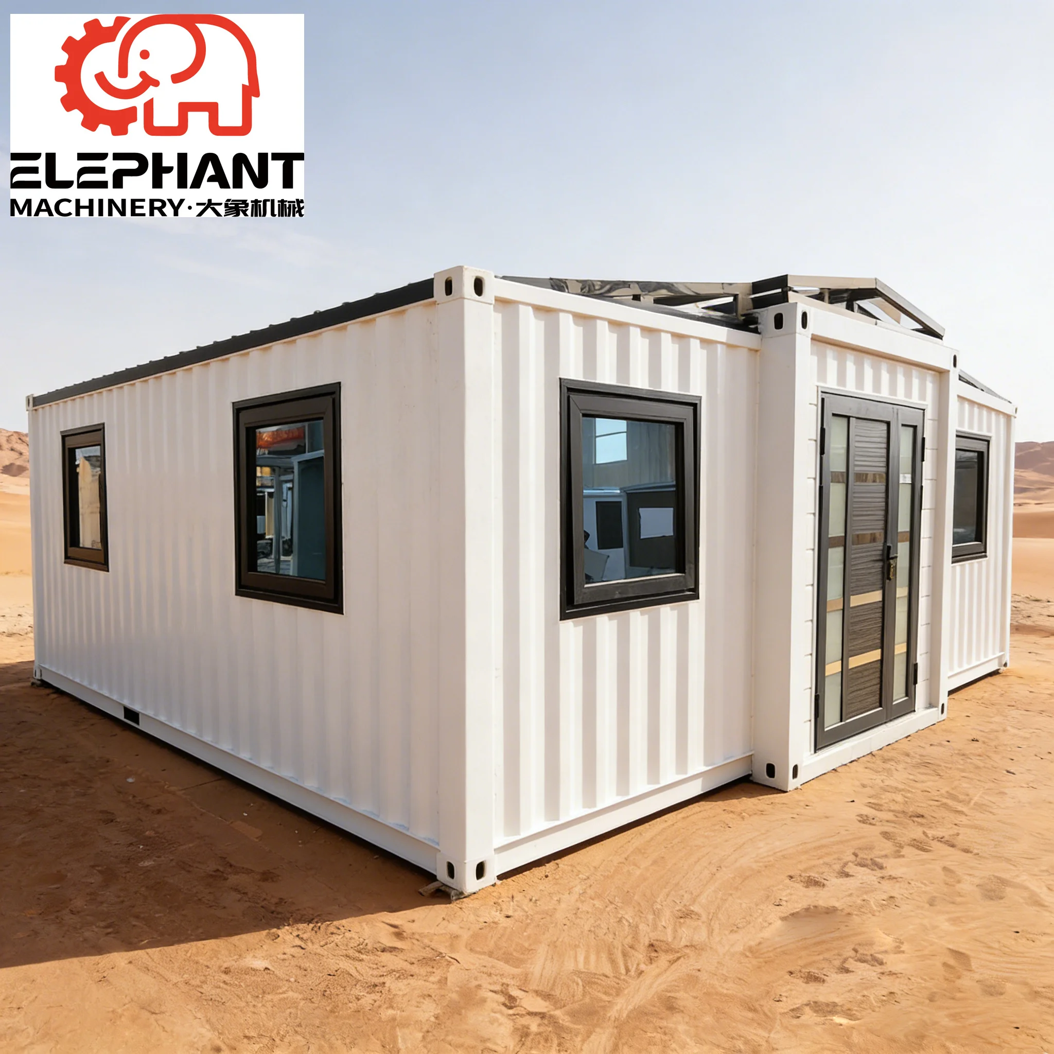 Prefab Cabin 40ft Container House With 3 Bedroom Expandable Container House for Home Use