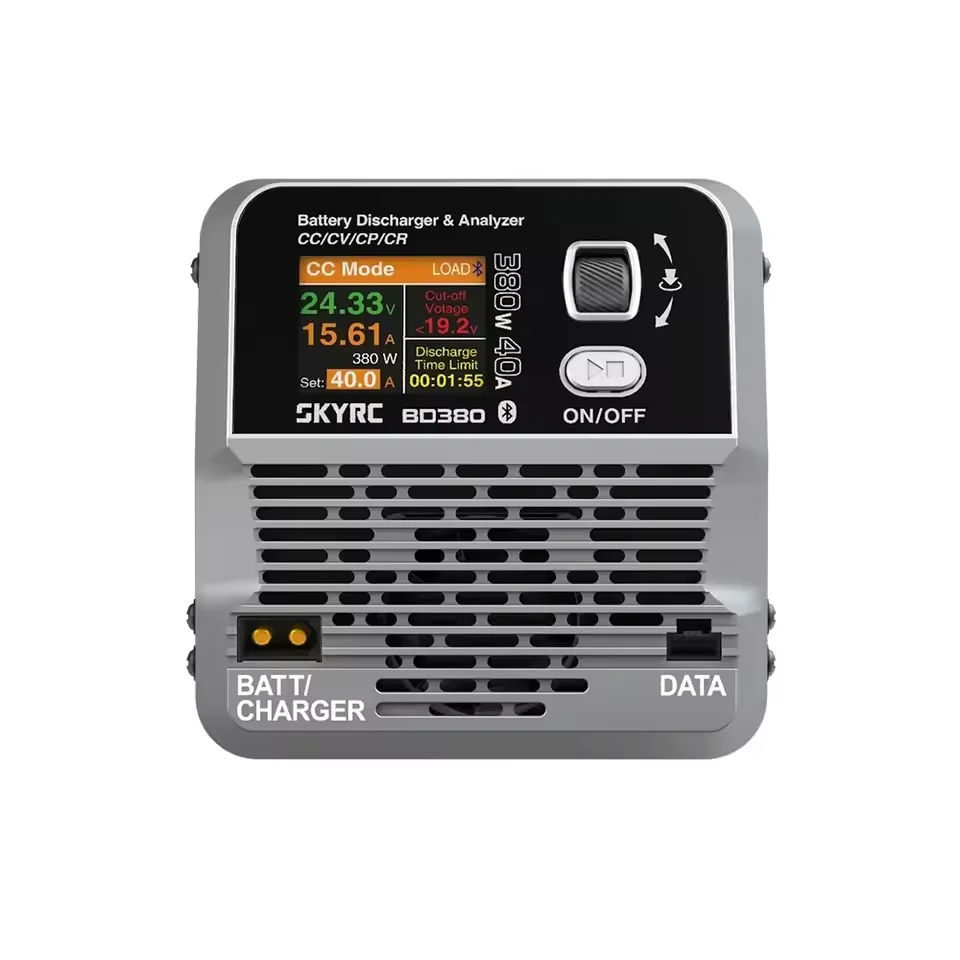 

SkyRC BD380 Battery Discharger & Analyzer 40A 380W High Power for LiPo LiFe LiHV PB NiMH Battery Capacity Tester Support Charge