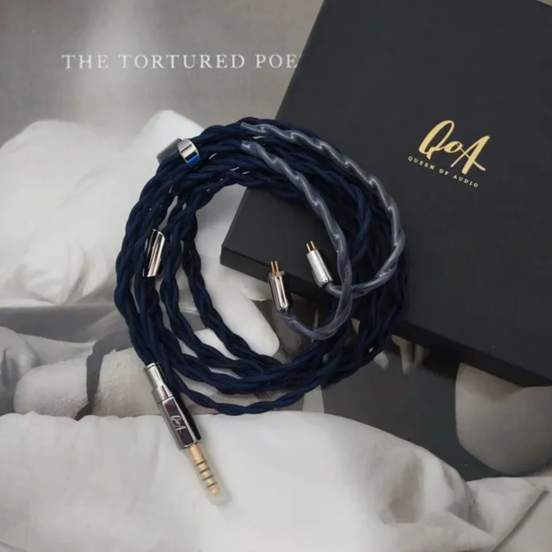 

QOA Gin OCC + OCC silver-plated Cable Tunable Tips Infinite Possibilities with 3.5mm SE & 4.4mm Balanced Gold-plated Copper