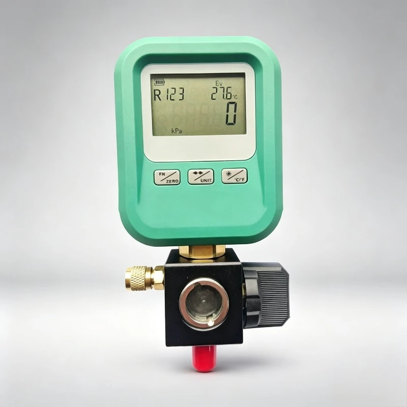 DY519 High Precision Digital HVAC Refrigerant Pressure Gauge Fluorination Tester Tool