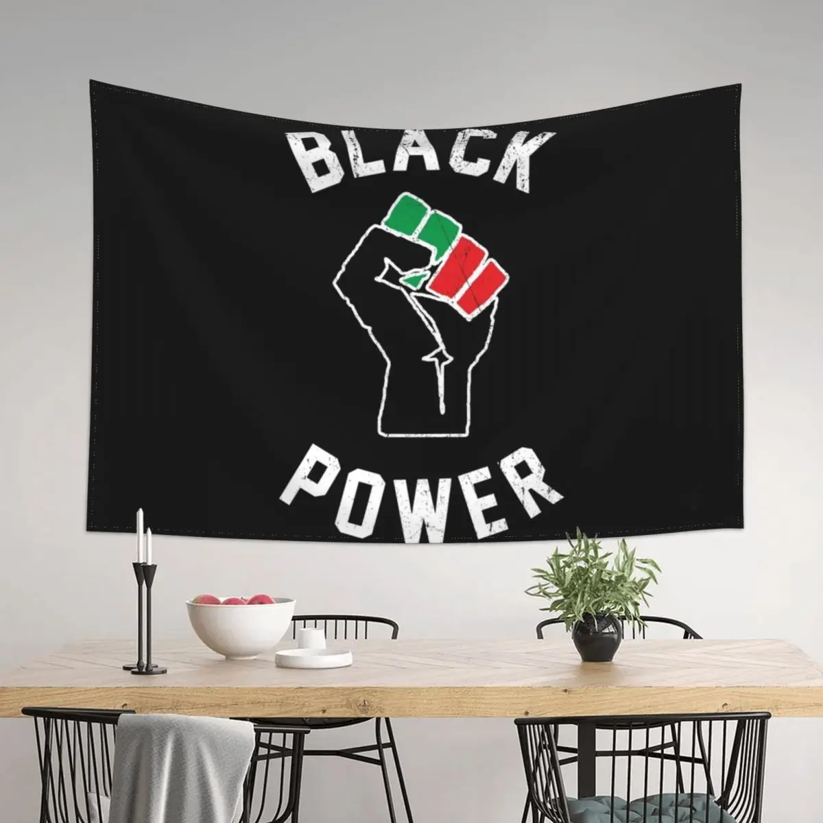 

Black Power Fist Tapestry Wall Decoration Items House Decor Room Decoration Accessories Decoration Aesthetic Tapestry