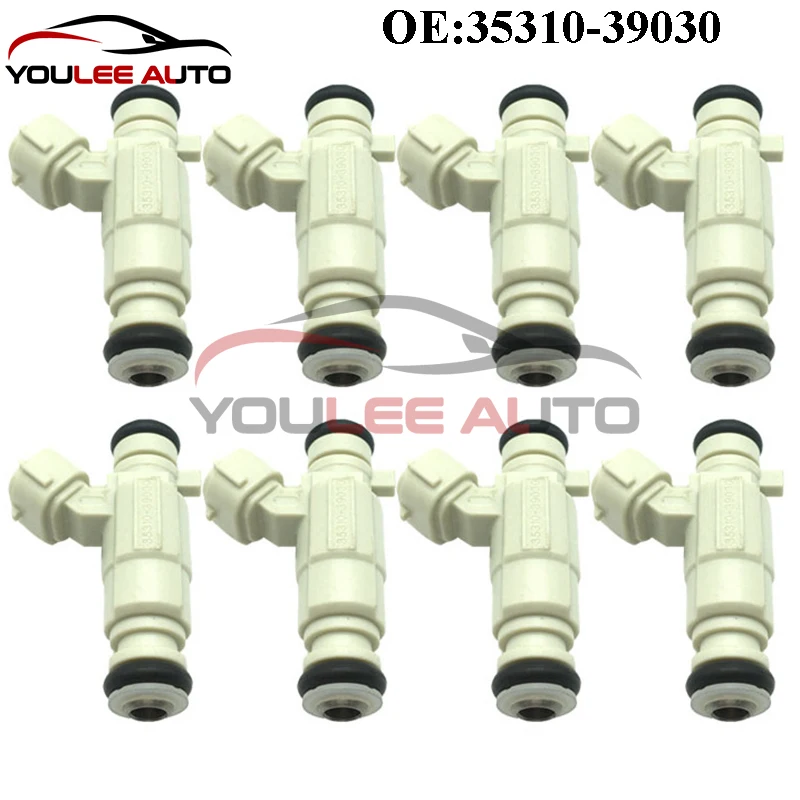 

8 шт. 35310-39030 3531039030 35310 39030 Высококачественная топливная форсунка для Hyundai 2001 XG300 3.0L V6, автозапчасти
