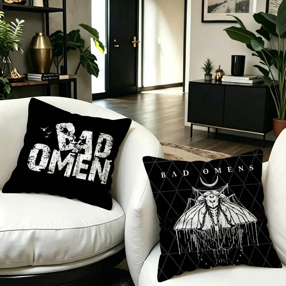 B-Bad-Omens Dreamy-Metal Maple Design Cushion Cover Happy Autumn Harvest decor Holiday Decorati Pillow Cover