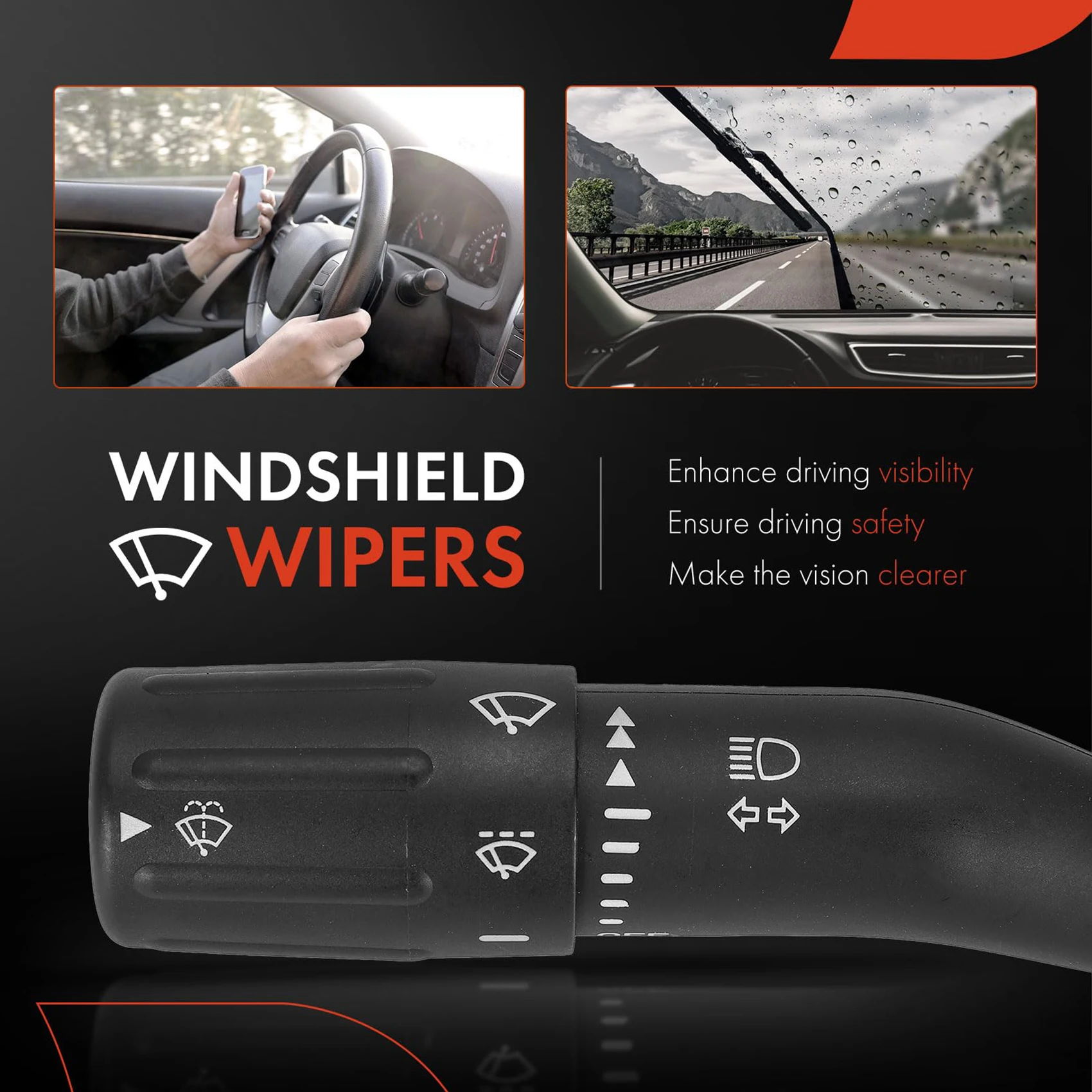 L10A سيارة بدوره إشارة ممسحة عمود التبديل العلوي التبديل لفورد فيوجن 2006-2012 خمسة مائة 2005-2007 8E5Z13K359AA