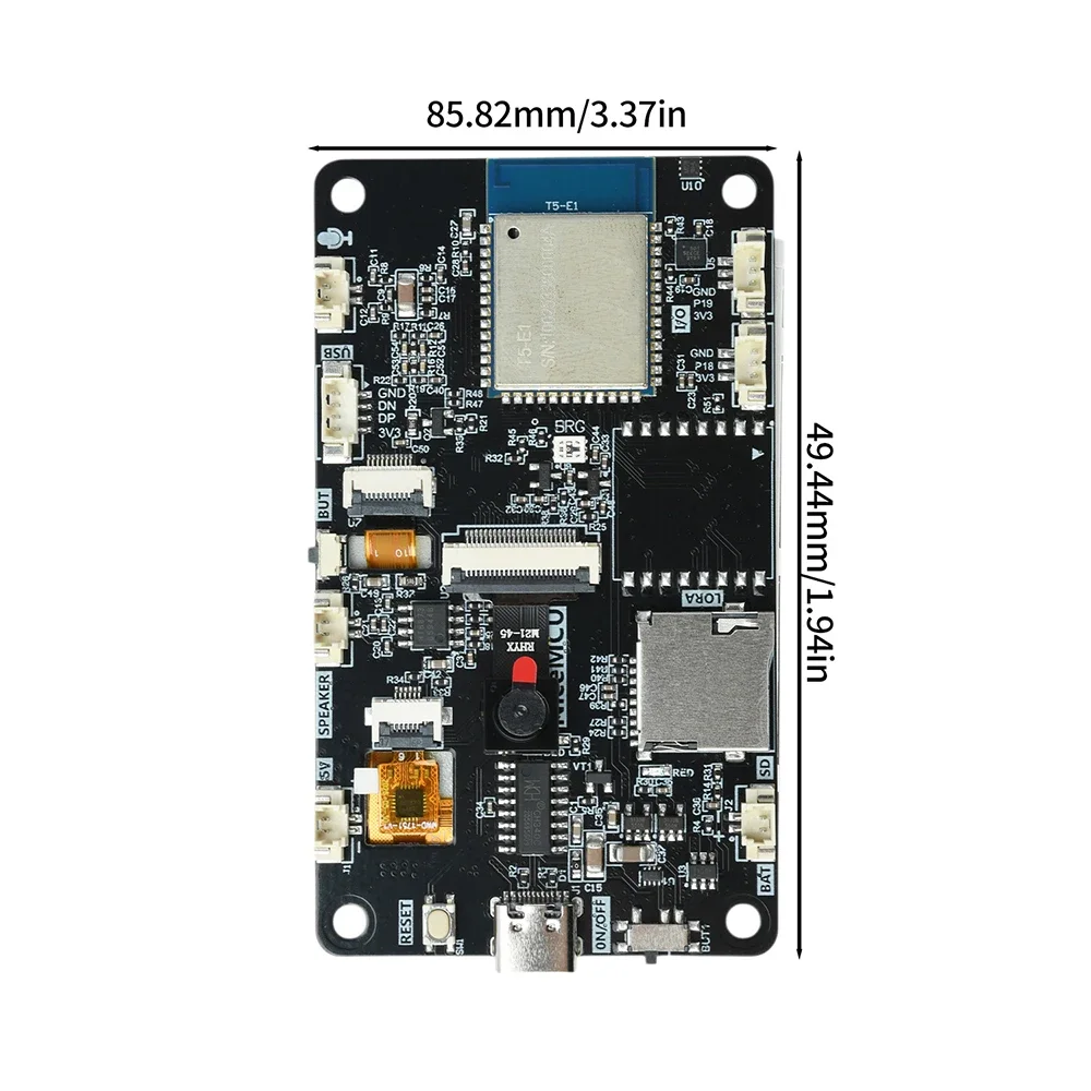 T5 ESP32 Entwicklungsboard 2,8 Zoll TFT Touch-LCD-Bildschirm Mit Kamera TF-Kartensteckplatz Typ-C Wi-Fi BT-Modul – Detail 6