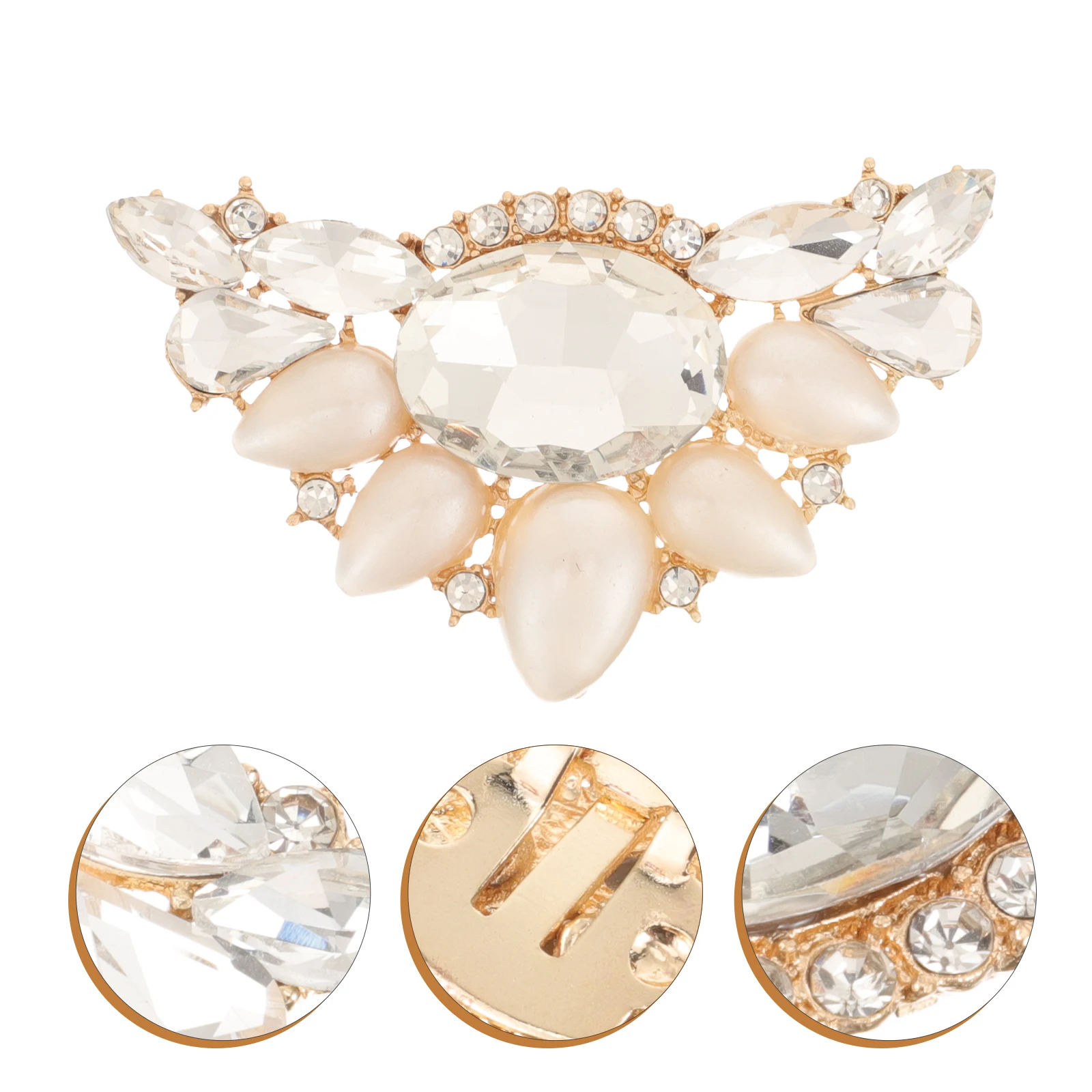 

1 Pair Alloy Rhinestone Shoe Clips Decorative Buckles For Pumps Heels Wedding Bridal Party Embellishments Applique