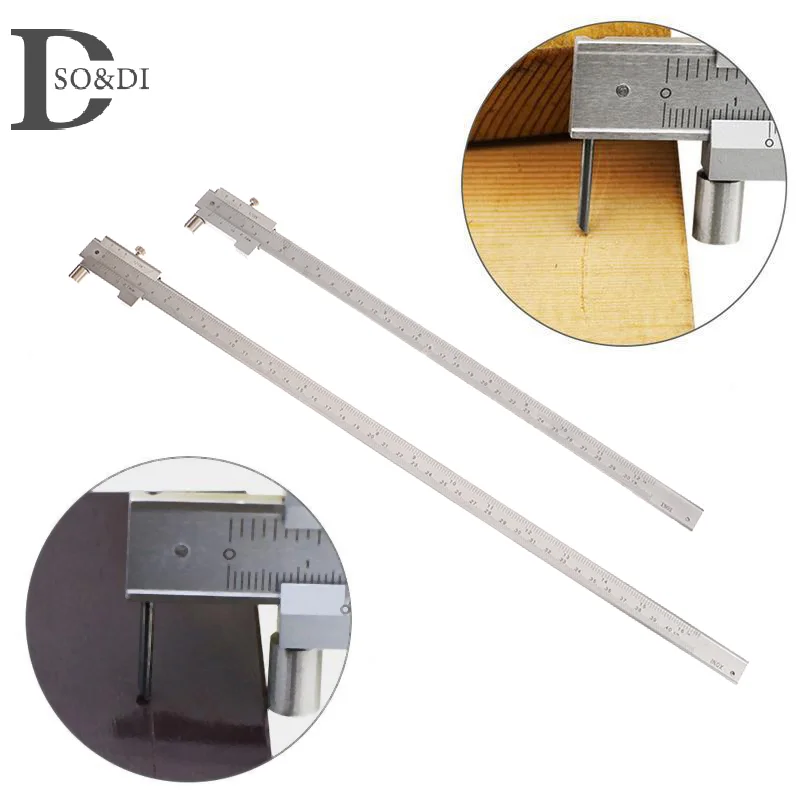 

300/400MM Vernier Caliper Precision Measuring Gauge Stainless Steel Parallel Marking Caliper Measuring Tool With Spare Needle