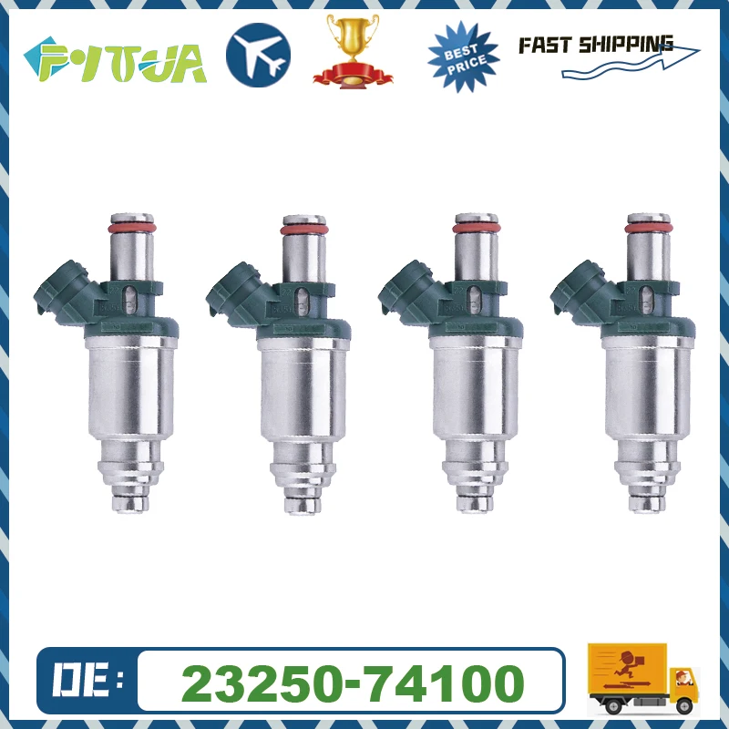 

4pcs Fuel injector 23250-74100 23209-74100 For Toyota Camry Celica 1992-2000 2.0L 2.2L I4