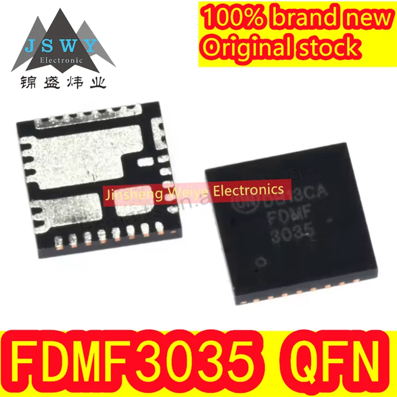 

(5/20pieces) FDMF3035 FDMF 3035 Parts Mark 3035 PQFN-31 Full Half-Bridge Driver IC Chip Brand New Original Consumer Electronics