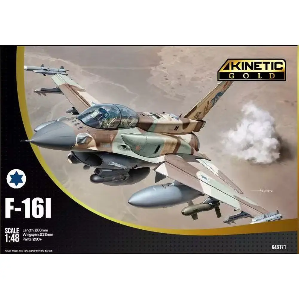 

KINETIC K48171 1/48 Израильская авиационная флотилля F-16I SUFA - Набор для сборки масштабной модели