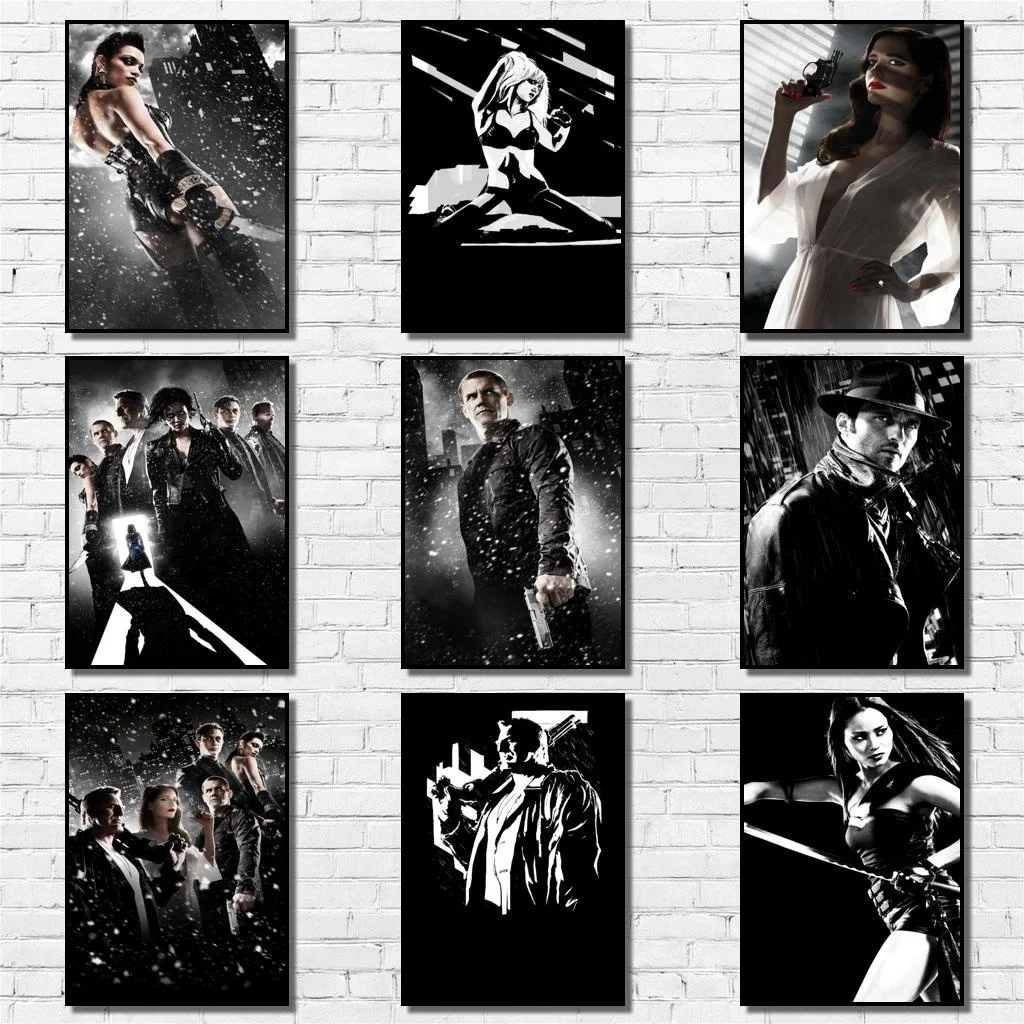 

10Style Choose Sin City A Dame To Kill Print Art Canvas Poster For Living Room Decoration Home Wall Decor Picture