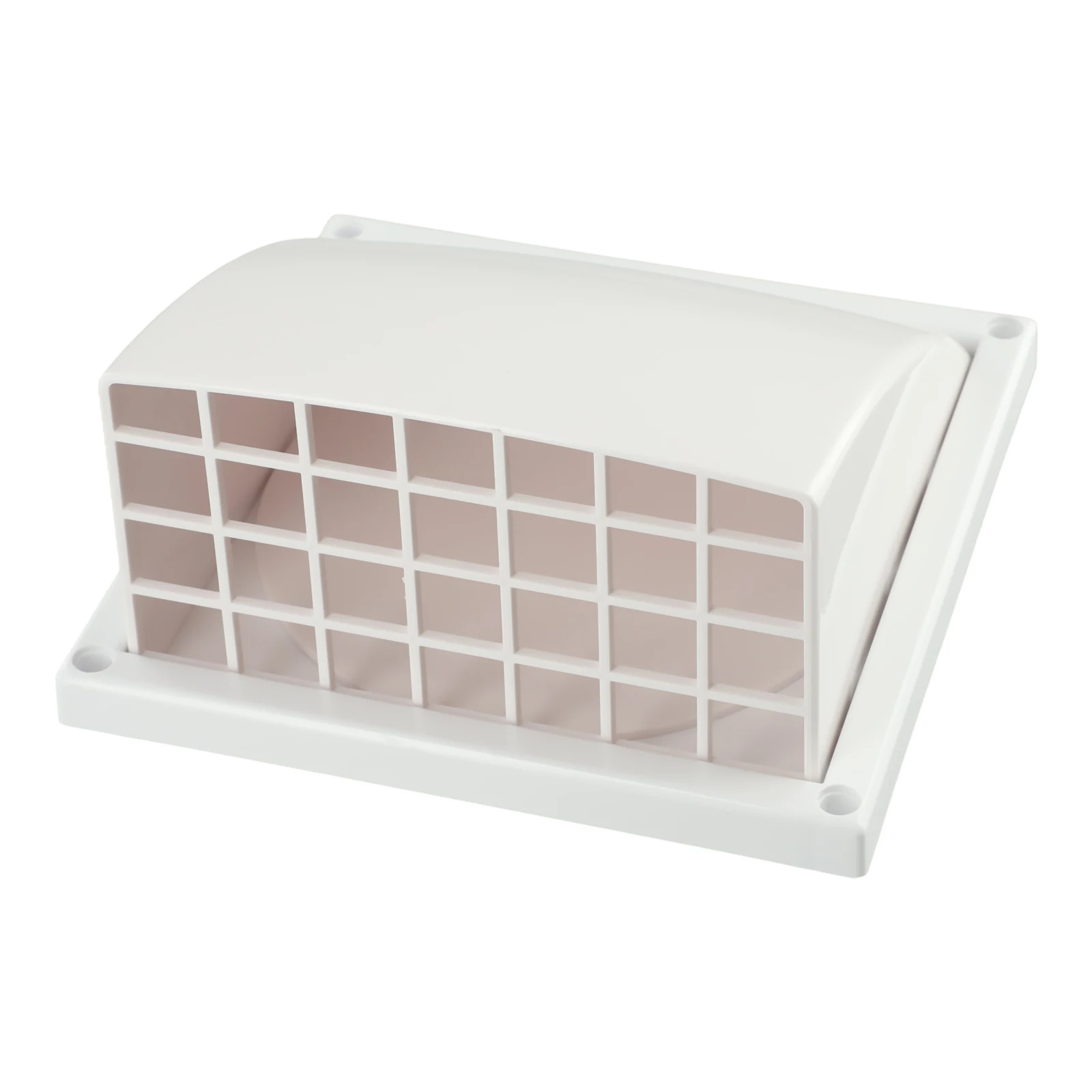 Practical New Air Outlet Duct Air Outlet White 1 Pc Duct Covers Vent Grilles Exterior Wall for exhaust Outlet Practical