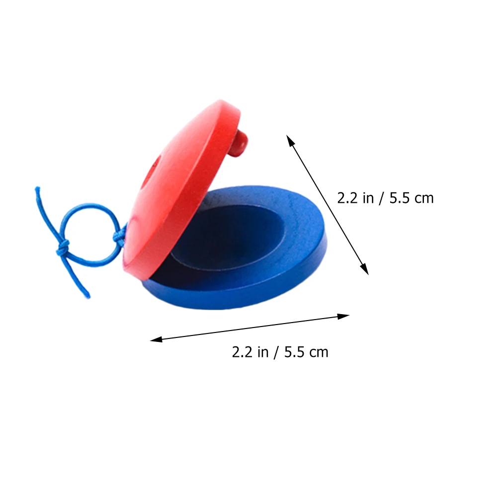 4 pezzi Strumenti per bambini Nacchere creative Educazione musicale Materiale sicuro Giocattoli musicali Strumento musicale Giocattoli per bambini