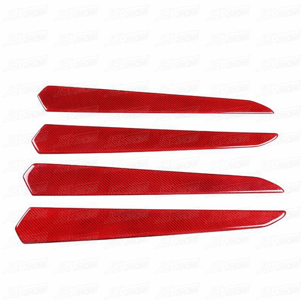 

Dry Red Carbon Fiber Inner Door Panel Caps For Lamborghini Urus 2018-2022(JSKLBUS18057)