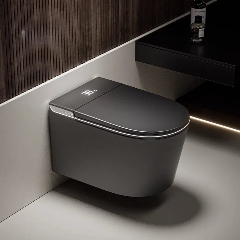 

wall-mounted smart toilet has no water pressure limit, fully automatic multi-function pre-embedded integrated floating toilet