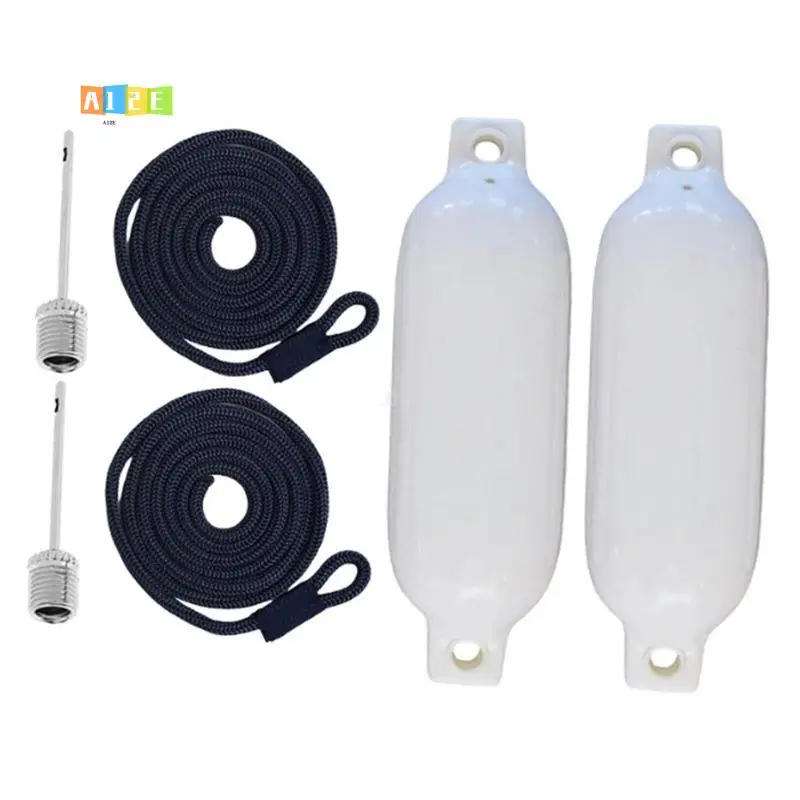 a12e-boat-fender-2pcs-inflatable-ribbed-boat-fender-bumper-with-pump-and-accessories