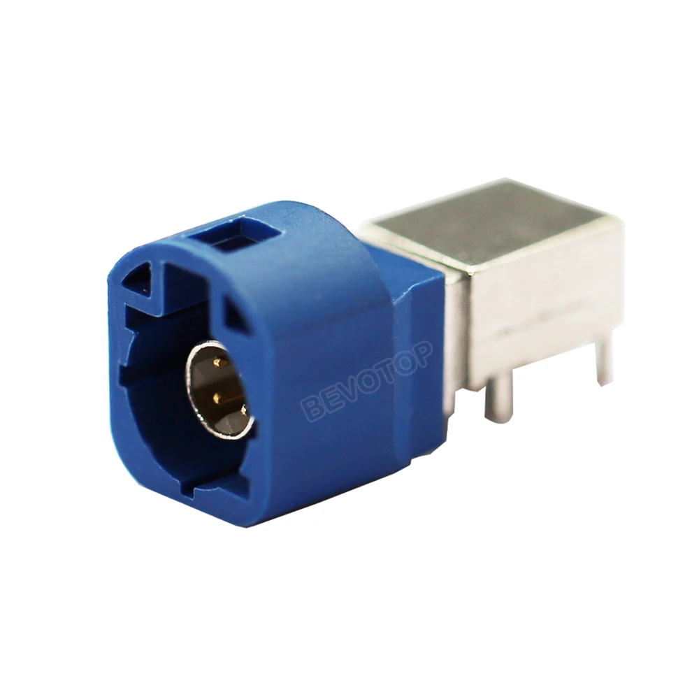 HSD LVDS PCB 4 Pin Connector Code C Right Angle Male Plug Mount Car Camera Display Satellite Radio 4 Core Adapter